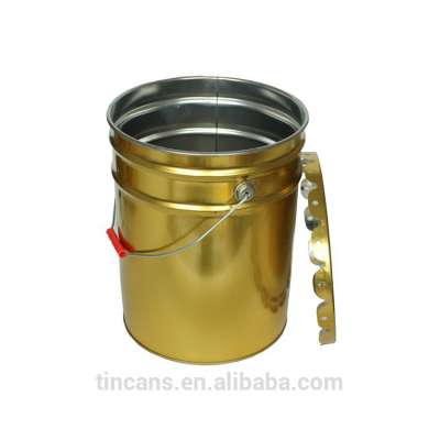 factory wholesale 20l empty paint tin can for chemical fluid