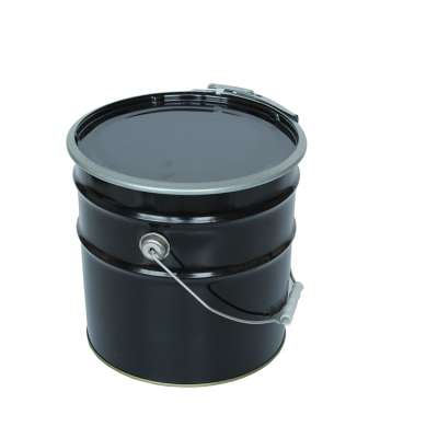 10 Liter black tin bucket,can for paint ink chemical products with ring lock