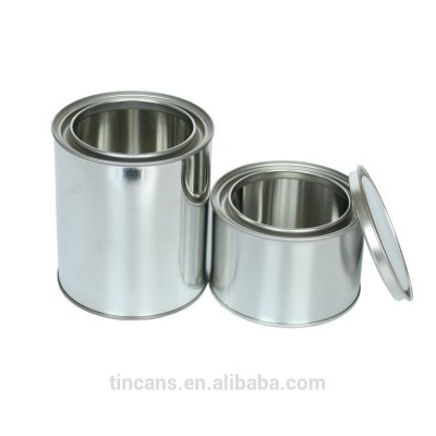 0.1 liter to 25 liter empty metal round paint tins can wholesale